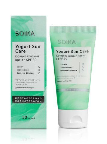 Крем д/обл. сонцезах. з SPF30 та пребіот. комплексом Yogurtene Balance, 50 мл so-21166 фото