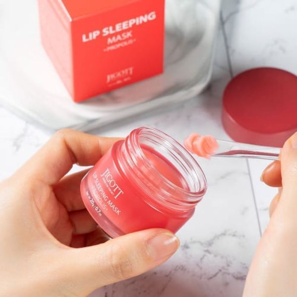 Нічна маска для губ з прополісом Jigott Lip Sleeping Mask Propolis 20ml au-82386 фото