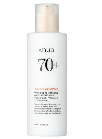 Інтенсивне зволожувальне молочко з рисом і ніацинамідом Anua Rice 70 Intensive Moisturizing Milk 150 sy-35608 фото