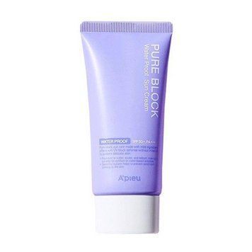 Солнцезащитный водостойкий крем с экстрактом персика A'PIEU PURE BLOCK WATER PROOF SUN CREAM 50мл so-2866 фото