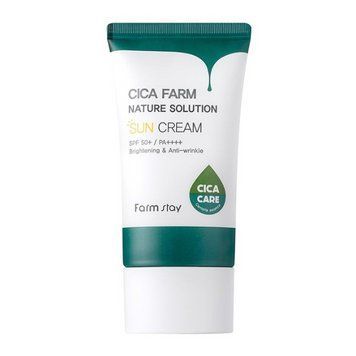 Крем сонцезахисний FarmStay Cica Farm Nature Solution Sun Cream SPF50 + 50ml so-6774 фото