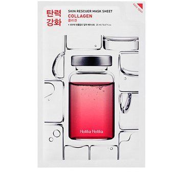 Маска тканинна, що омолоджує з колагеном Holika Holika Skin Rescue Clinic Mask Sheet Collagen 20 ml tk-3741 фото