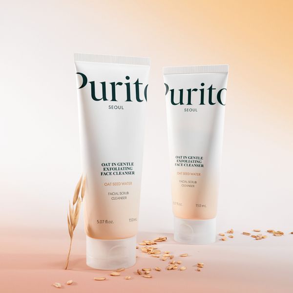Пінка для вмивання відлущуюча з насінням вівса Purito Oat In Gentle Exfoliating Face Cleanser 150ml pe-03904 фото