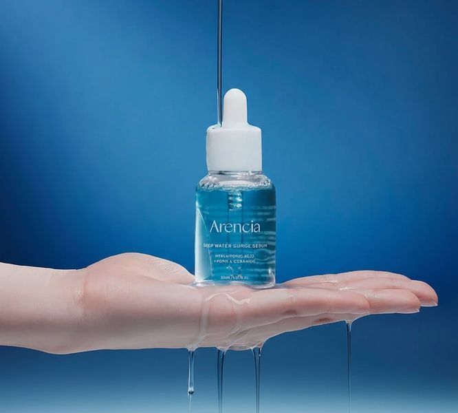 Зволожувальна сироватка з гіалуроновою кислотою PDRN, церамідами ARENCIA Deep Water Surge Serum 30ml oo-92145 фото