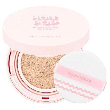 Матуючий кушон для вирівнювання тону шкіри Holika Holika Holi Pop Blur Lasting Cushion 01 Vanilla Bl ku-9950 фото