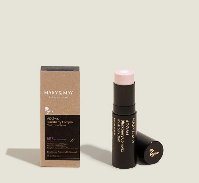 Сонцезахисний стік для обличчя Mary&May Vegan Blackberry Complex Multi Sun SPF50+ PA++++ 10g so-10433 фото