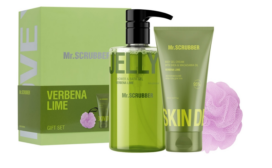 Гель для душа Mr.Scrubber JELLY BUBBLES Verbena Lime 500 мл mr-03766 фото