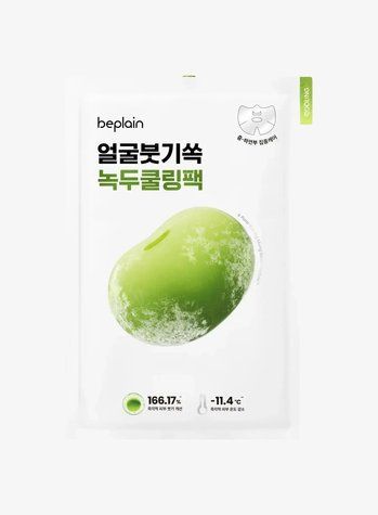Тканинна маска для обличчя BEPLAIN MUNG BEAN COOLING & SLIM FACE MASK 20ml 1P kr-44027 фото