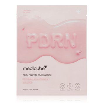 Маска тканина живільна 22g MEDICUBE PDRN PINK VITA COATING MASK me-70165 фото