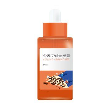Концентрована сироватка з екстрактом соєвих бобів ROUND LAB Soybean Panthenol Ampoule 50ml sy-08075 фото