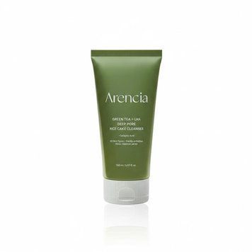 Гель для умывания лица с зеленым чаем Arencia Green Tea + LHA Deep Pore Rice Cake Cleanser 150g oo-91971 фото