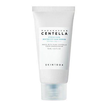 Легкая солнцезащитная крем-сыворотка Skin1004 Madagascar Centella Hyalu-cica Water-fit Sun Serum SPF50+ PA++++ 15 ml so-10706 фото