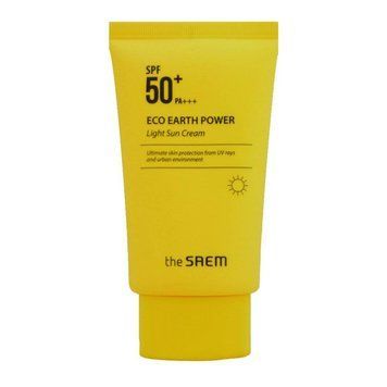 Солнцезащитный Крем Облегченный The Saem ECO EARTH POWER LIGHT SUN CREAM SPF50 PA 50ml te-621 фото