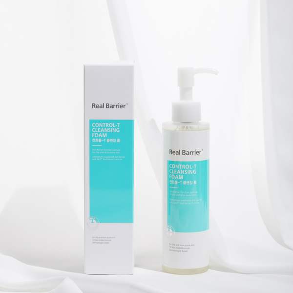 Пена Для Умывания С Маслом Бергамота Real Barrier Control-T Cleansing Foam 180ml Для Проблемной Кожи pe-2235 фото