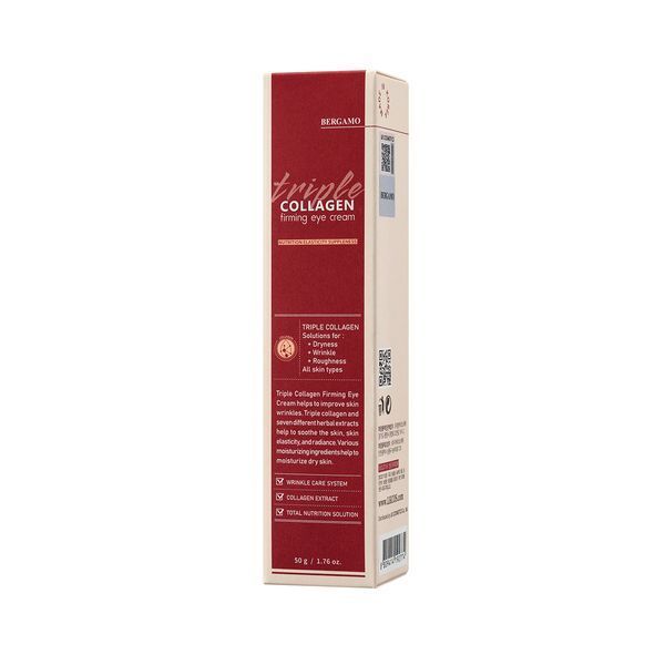 Крем для зони навколо очей Bergamo BERGAMO TRIPLE COLLAGEN FIRMING EYE CREAM 50ML au-92774 фото