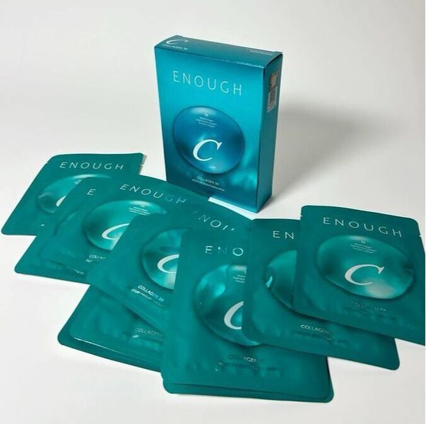 Тканевая маска для лица Enough Collagen 3X Moisture brightening Sheet Mask pa-66169 фото