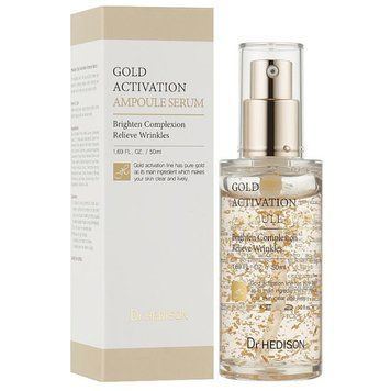 Сироватка з колоїдним золотом DR. HEDISON GOLD ACTIVATION AMPOULE SERUM 50 ml sy-8743 фото