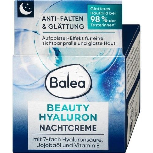 Крем для лица ночной против морщин Balea Beauty Hyaluron Nachtcreme 50мл nk-0104 фото