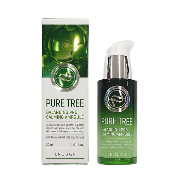 Успокаивающая сыворотка с экстрактом чайного дерева Enough Pure Tree Balancing Pro Calming Ampoule 30ml au-3019 фото