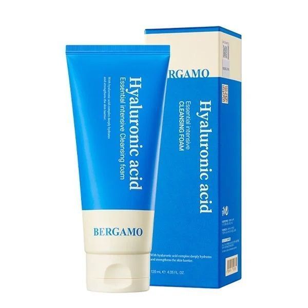 Пінка для вмивання з гіалуроновою кислотою Bergamo Intensive Hyaluronic Acid Cleanser Foam 120ml pe-92859 фото