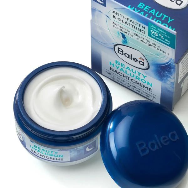 Крем для лица ночной против морщин Balea Beauty Hyaluron Nachtcreme 50мл nk-0104 фото