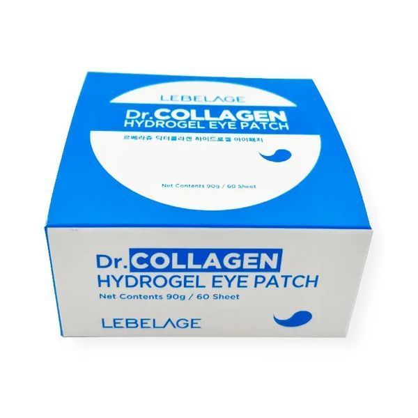Гидрогелевые патчи для глаз с гиалуроновой кислотой LEBELAGE Dr.COLLAGEN HYDROGEL EYE PATCH 90g / 60 pa-34819 фото
