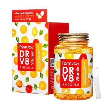 Поживна сироватка з вітамінним комплексом FarmStay DR-V8 Vitamin Ampoule 250ml au-2896 фото