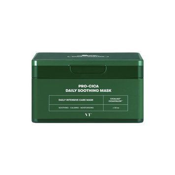 Набір заспокійливих тканинних масок з центеллою 30 шт VT COSMETICS CICA DAILY SOOTHING MASK na-27490 фото