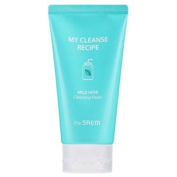 Пенка для умывания с экстрактами трав The Saem My Cleanse Recipe Cleansing Foam-Mild Herb 150ml pe-9261 фото