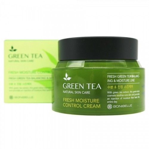 Крем увлажняющий с экстрактом зеленого чая Enough Bonibelle Green Tea Fresh Moisture Control Cream 80ml uv-3244 фото