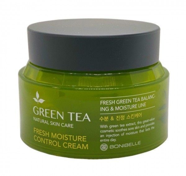 Крем увлажняющий с экстрактом зеленого чая Enough Bonibelle Green Tea Fresh Moisture Control Cream 80ml uv-3244 фото