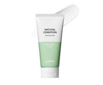 Пена для умывания себорегулирующая с маслом чайного дерева The Saem Natural Condition Cleansing Foam Sebum Controlling 150ml pe-2974 фото