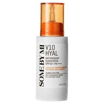 Солнцезащитный санскрин с антиоксидантами SOME BY MI V10 Hyal Antioxidant Sunscreen SPF50+/PA++++ 40ml so-10422 фото