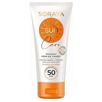 Солнцезащитный крем для лица с голубой агавой и трегалозой Soraya Sun Care SPF50 40ml li-8285 фото