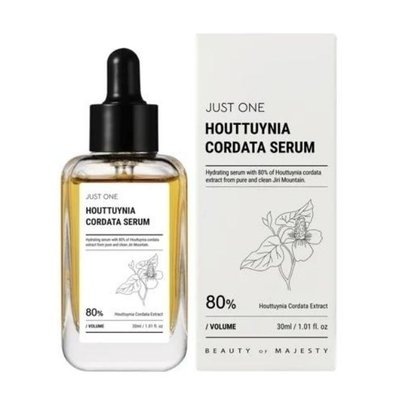 Заспокійлива сироватка з екстрактом гуттуїнії BOM JUST ONE HOUTTUYNIA CORDATA SERUM 30ml sy-8997 фото