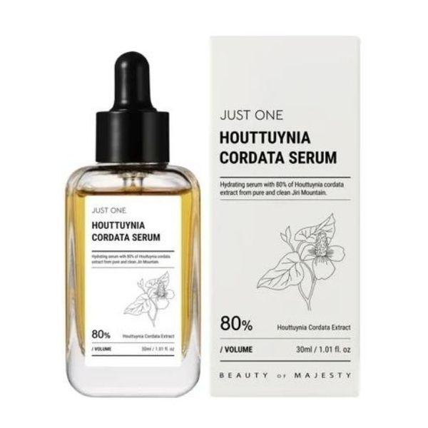 Успокаивающая сыворотка с экстрактом гуттуинии BOM JUST ONE HOUTTUYNIA CORDATA SERUM 30ml sy-8997 фото