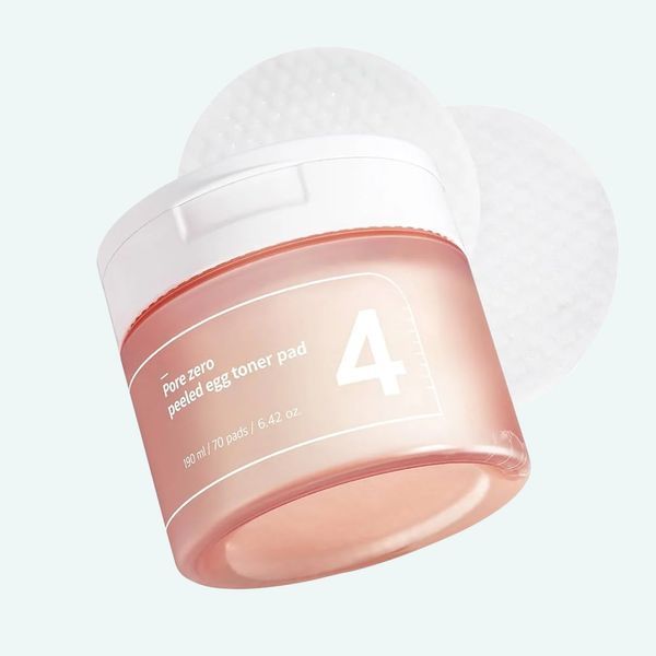 Пэды для лица Numbuzin No.4 Pore Zero Peeled Egg Toner Pad (190ml *70ea ) pe-80227 фото