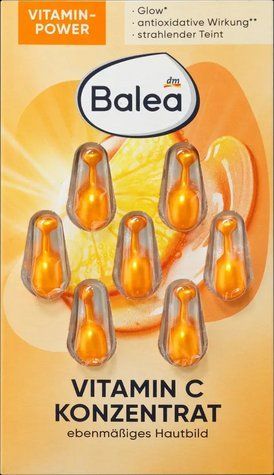 Концентрат для шкіри обличчя з вітаміном С Balea Konzentrat Vitamin C 7 Capsules 7 капсул li-0446 фото