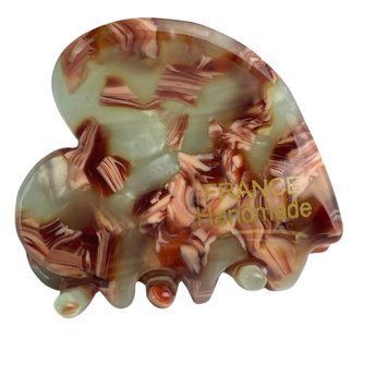 Заколка для волос CHACOTT France hair clip Heart Marble-Green 3,5x3см dl-67088 фото