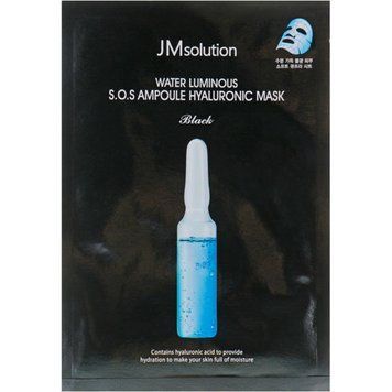 Маска З Гіалуроновою Кислотою JM Solution Water Luminous SOS Ampoule Hyaluronic Black tk-1336 фото