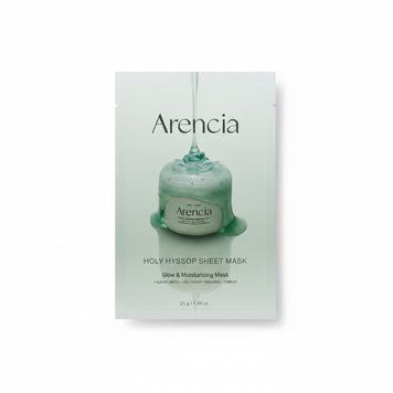Успокаивающая тканевая маска с экстрактом гиссопа Arencia Holy Hyssop Sheet Mask 25 мл oo-91612 фото
