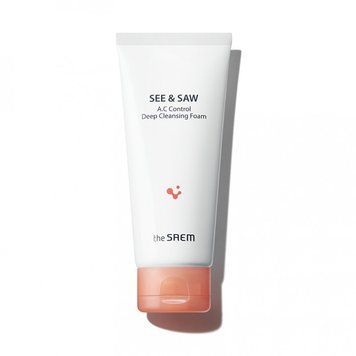 Пенка Для Умывания The Saem See & Saw AC Control Deep Cleansing Foam 120ml pe-1309 фото