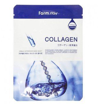 Маска Відновлююча З Колагеном Farmstay Visible Difference Mask Sheet Collagen tk-1711 фото