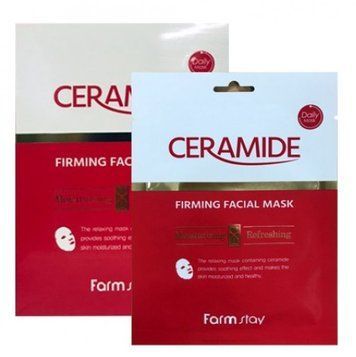 Маска тканевая укрепляющая для лица с керамидами FarmStay Ceramide Firming Facial Mask 27ml tk-5338 фото