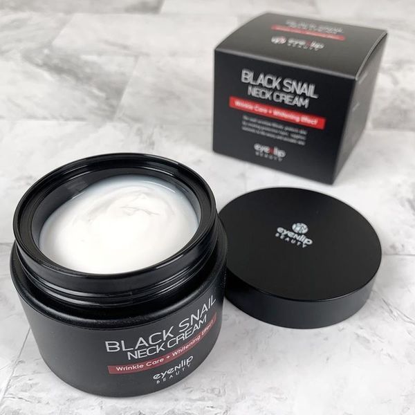 Крем зволожуючий з муцином равлики для шиї Eyenlip BLACK SNAIL NECK CREAM 50ml kr-4348 фото