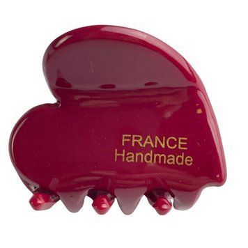 Заколка для волос CHACOTT France hair clip Heart Marsala 3,5x3см dl-67057 фото