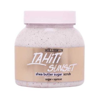 Сахарный скраб с маслом ши и перлитом Hollyskin Shea Butter Sugar Scrub Tahiti Sunset, 300ml 0275h фото