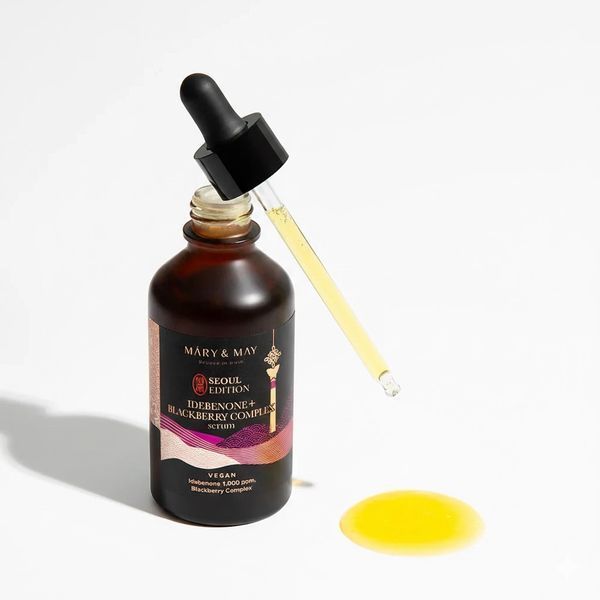 Сироватка для обличчя антиоксидантна з ідебеноном Mary & May Idebenone + Blackberry Complex Serum 80ml au-82712 фото