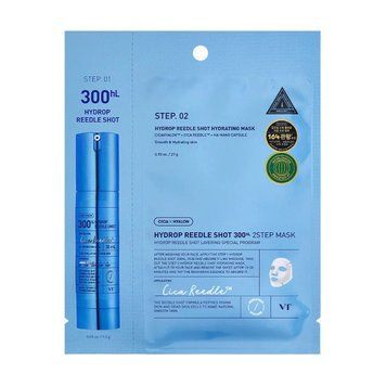 Двоетапна гідрогелева маска для обличчя VT COSMETICS (1EA) HYDROP REEDLE SHOT 300hL 2-STEP MASK tk-07614 фото