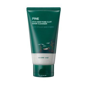 Глиняна маска-пінка для вмивання ROUND LAB PINE CICA DEEP PORE CLAY MASK CLEANSER 150ml pe-42793 фото
